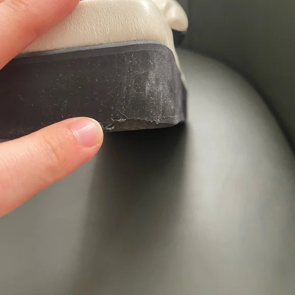 Sinobi Geta Double Leather Sandals Size Sinobi 4 (US 8) - Picture 9 of 9